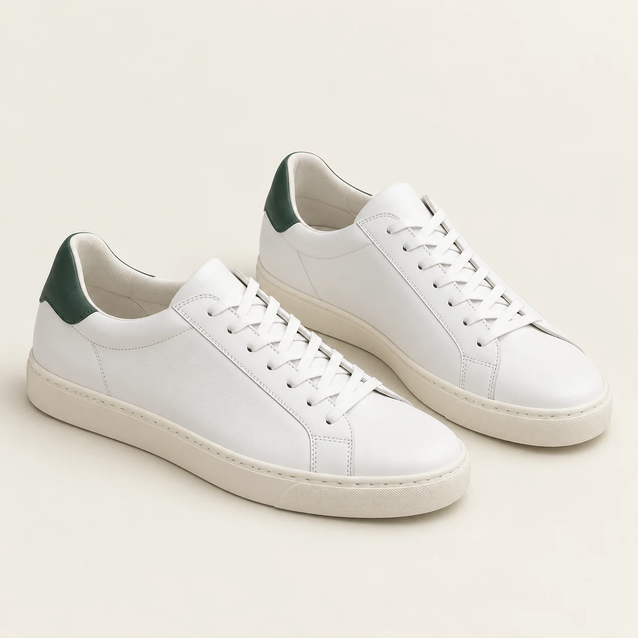 Leather Court Trainer Pair